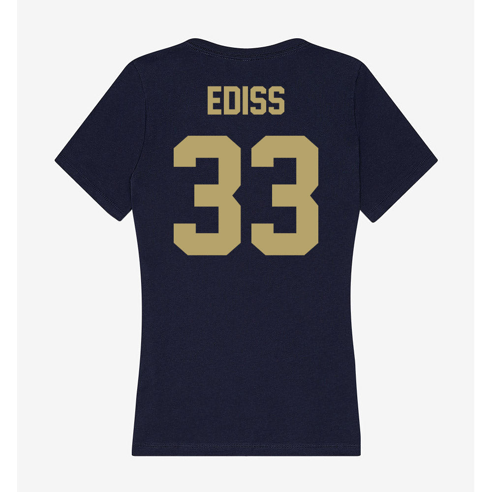 UC Davis - NCAA Softball : Ellena Ediss - Women's V-Neck T-Shirt-1