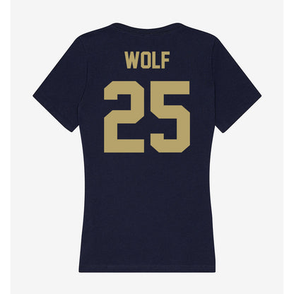 UC Davis - NCAA Men's Water Polo : Cassius Wolf - Women's V-Neck T-Shirt-1
