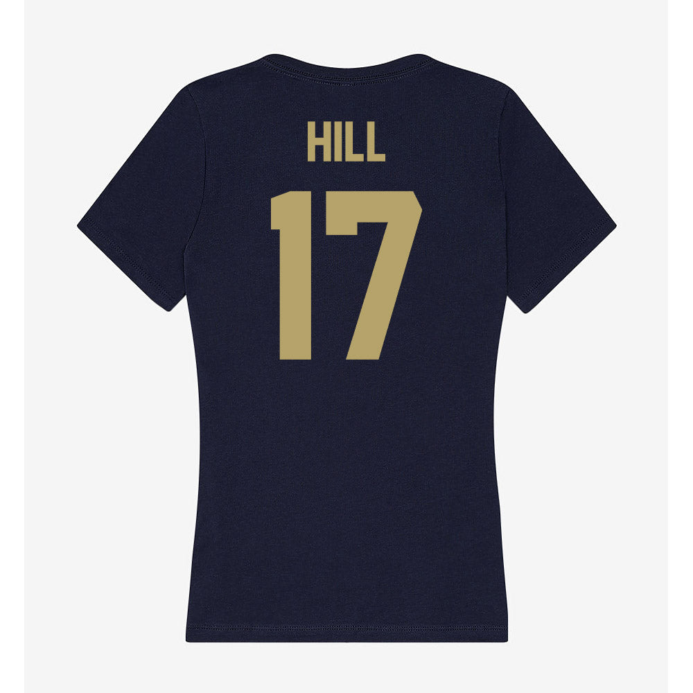 UC Davis - NCAA Football : Kyle Hill - Women's V-Neck T-Shirt-1
