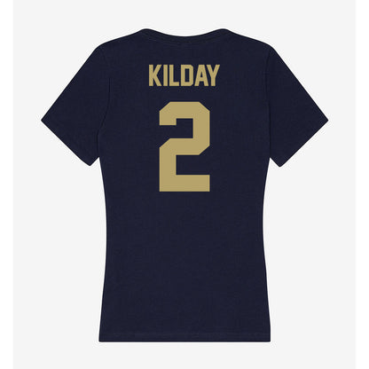 UC Davis - NCAA Softball : Grace Kilday - Women's V-Neck T-Shirt-1
