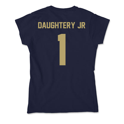 UC Davis - NCAA Men's Basketball : Carl Daughtery Jr - Soft Style Women’s T-Shirt-1