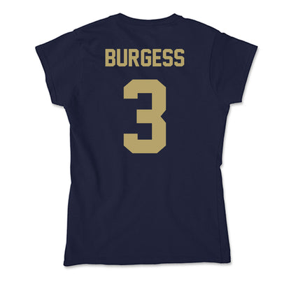 UC Davis - NCAA Women's Volleyball : Laela Burgess - Soft Style Women’s T-Shirt-1