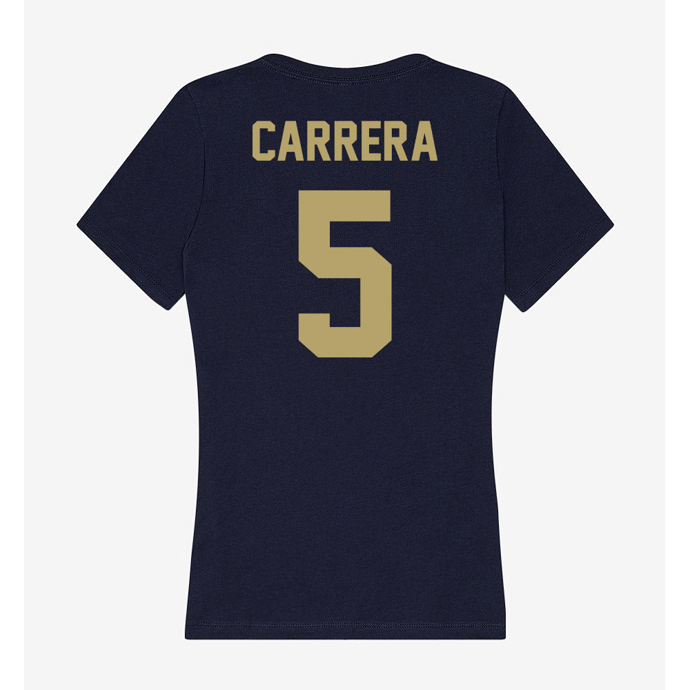 UC Davis - NCAA Men's Water Polo : Jacob Carrera - Women's V-Neck T-Shirt-1