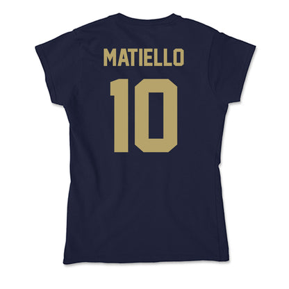 UC Davis - NCAA Men's Soccer : Rafael Matiello - Soft Style Women’s T-Shirt-1