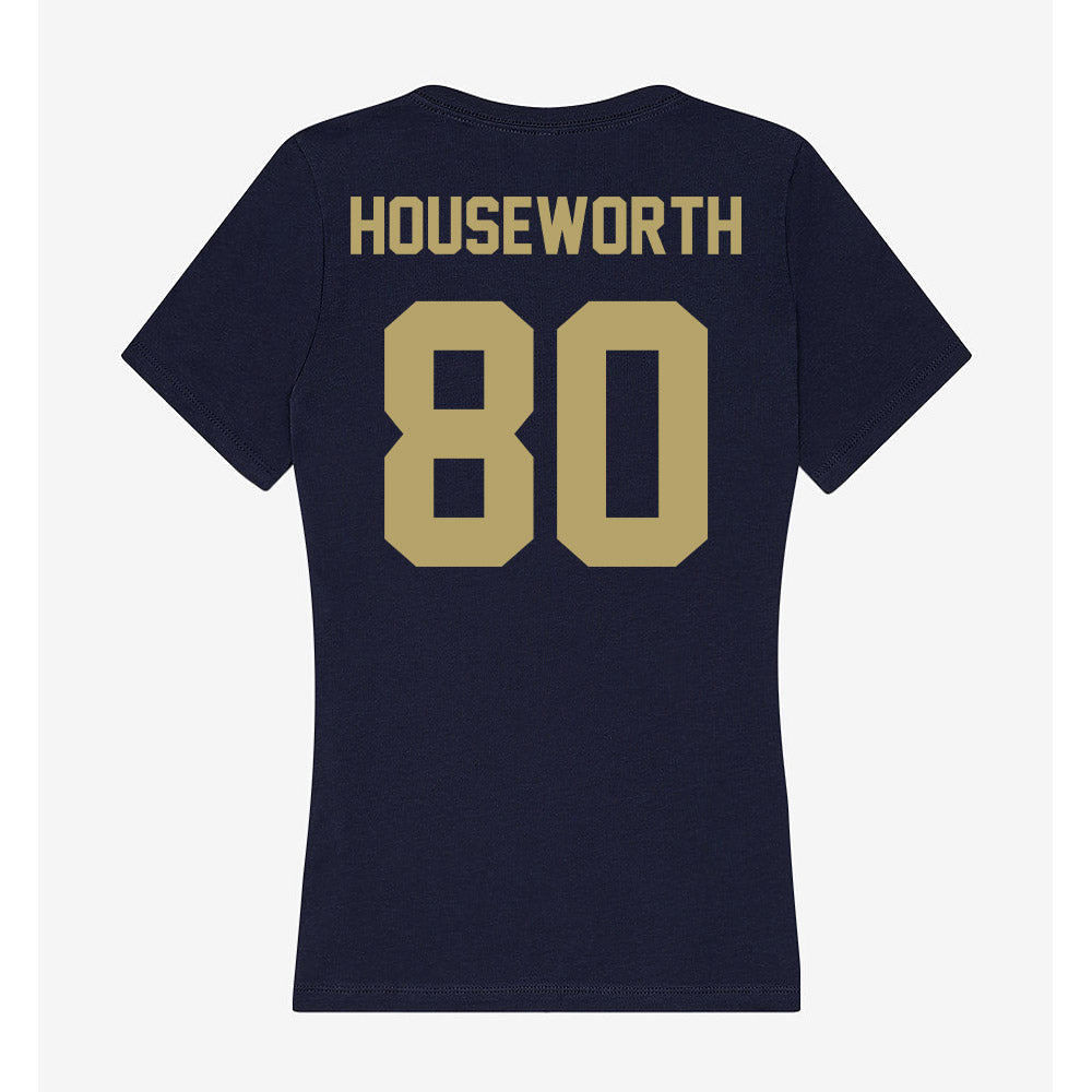 UC Davis - NCAA Football : Jake Houseworth - Women's V-Neck T-Shirt-1