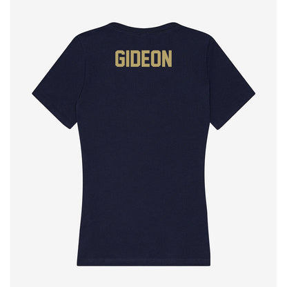 UC Davis - NCAA Women's Gymnastics : Milla Gideon - Women's V-Neck T-Shirt-1