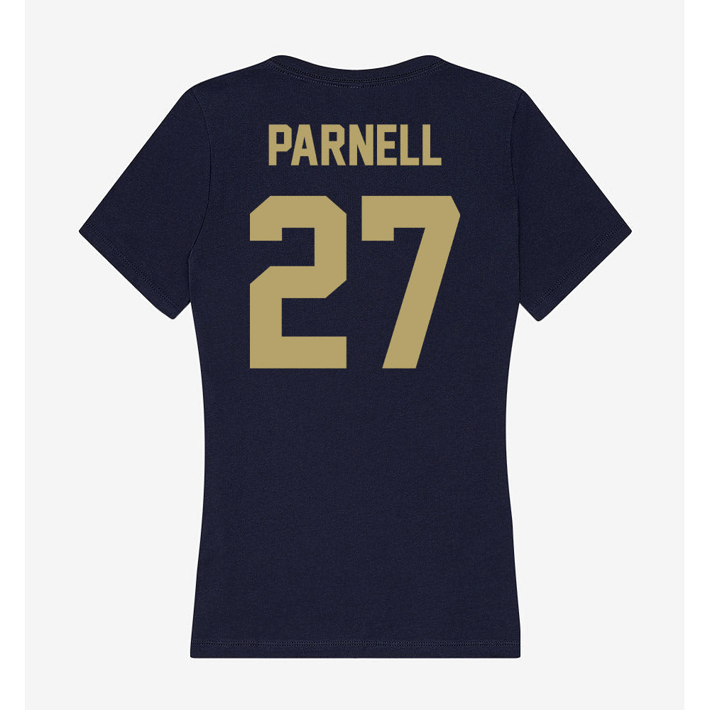 UC Davis - NCAA Football : Koen Parnell - Women's V-Neck T-Shirt-1