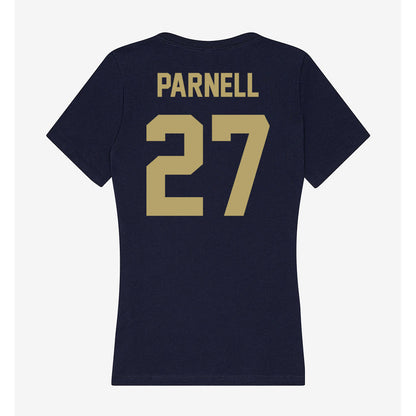 UC Davis - NCAA Football : Koen Parnell - Women's V-Neck T-Shirt-1