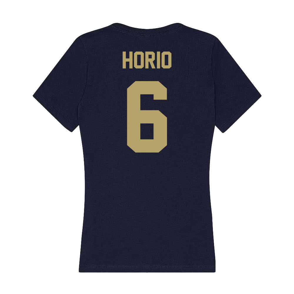 UC Davis - NCAA Men's Soccer : Declan Horio - Women's V-Neck T-Shirt-1