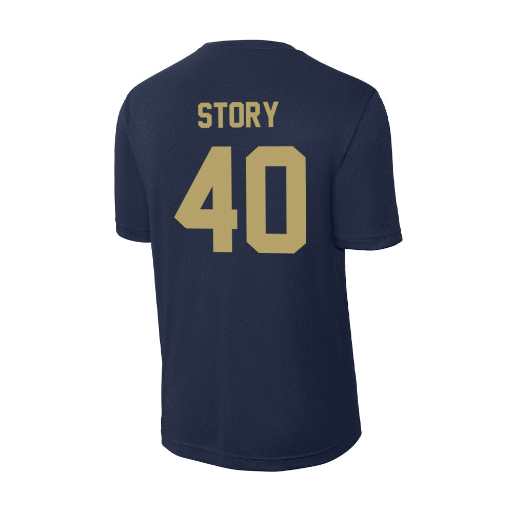 UC Davis - NCAA Baseball : Zach Story - Activewear T-Shirt-1