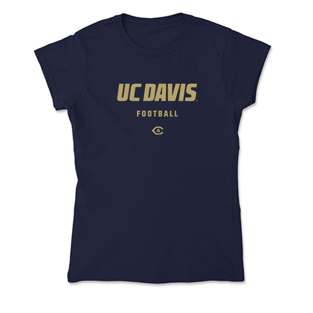 UC Davis - NCAA Football : Chauncey Sylvester - Soft Style Women’s T-Shirt-0