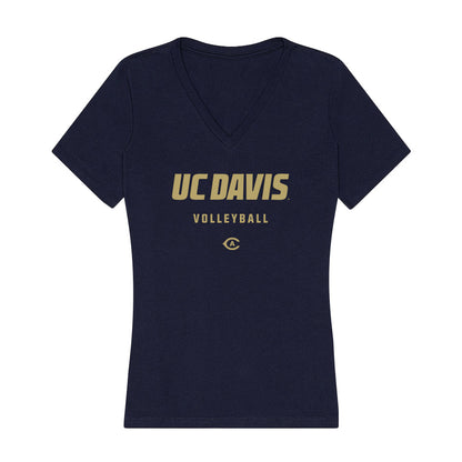 UC Davis - NCAA Women's Volleyball : Faith Rabb-Patterson - Women's V-Neck T-Shirt-0