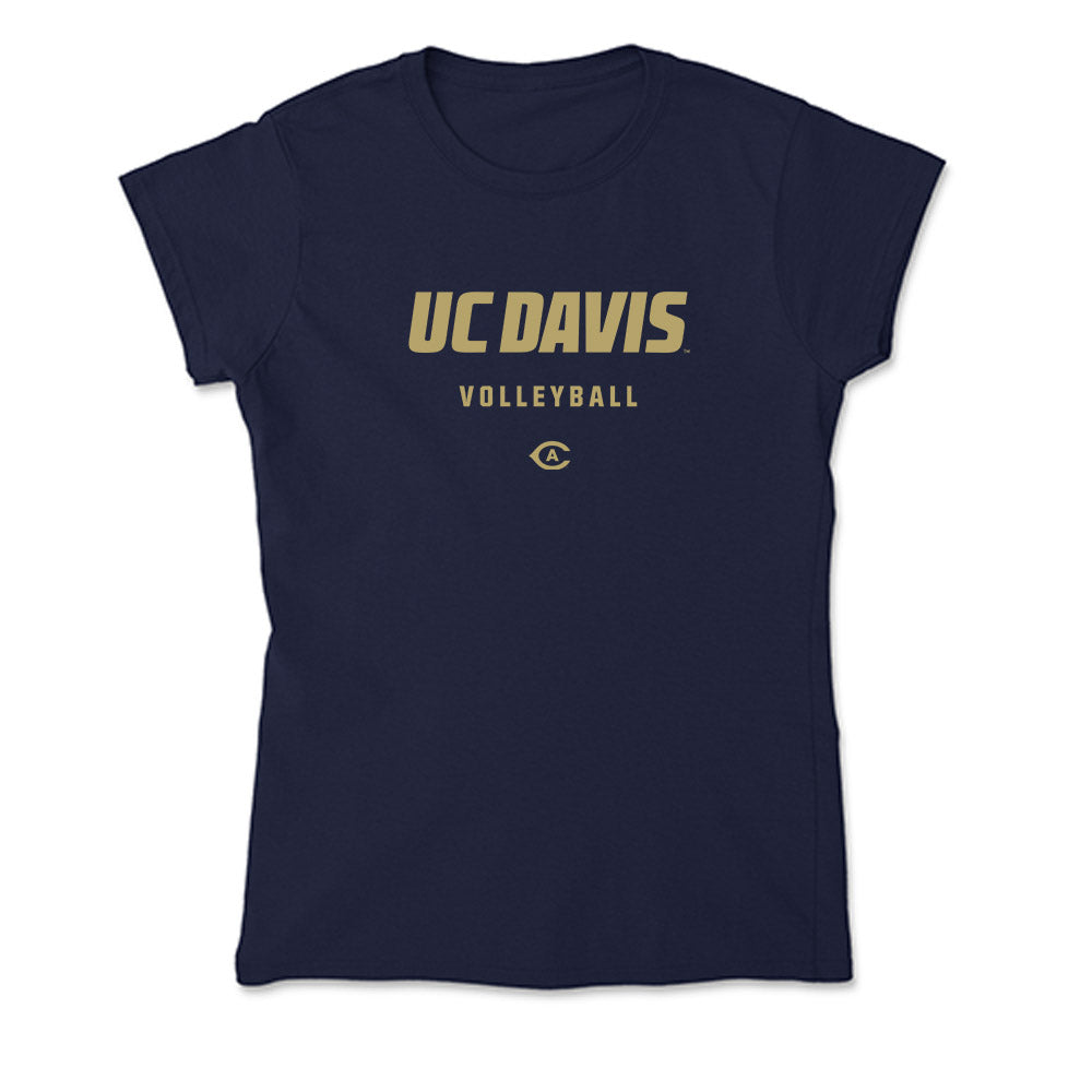 UC Davis - NCAA Women's Volleyball : Ally Chandler - Soft Style Women’s T-Shirt-0