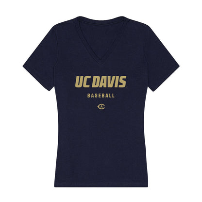 UC Davis - NCAA Baseball : Bryson Schelp - Women's V-Neck T-Shirt-0