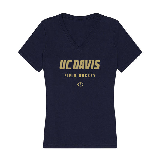UC Davis - NCAA Women's Field Hockey : Mia Edwards - Classic Shersey Women's V-Neck T-Shirt-0