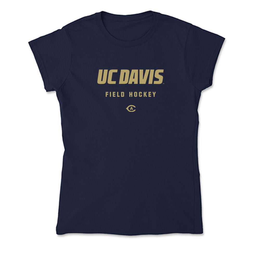 UC Davis - NCAA Women's Field Hockey : Mia Edwards - Soft Style Women’s T-Shirt-0