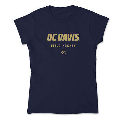 UC Davis - NCAA Women's Field Hockey : Mia Edwards - Soft Style Women’s T-Shirt-0