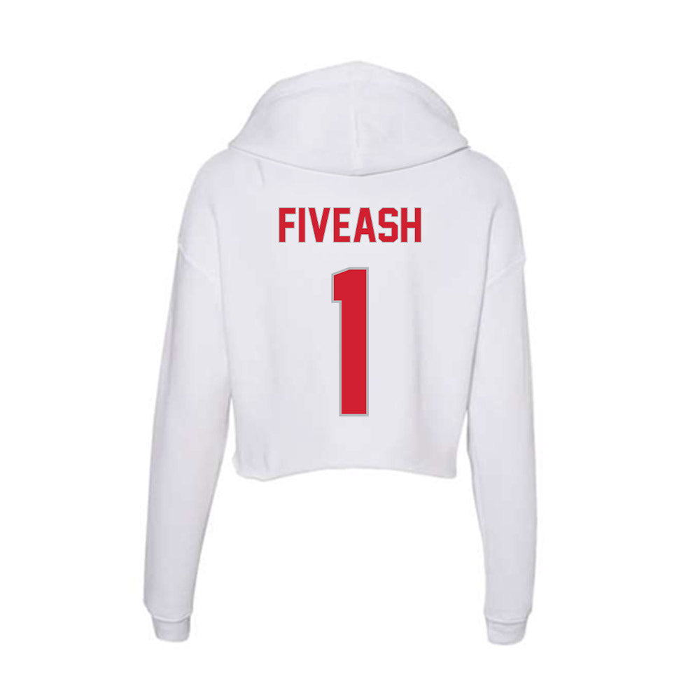 Western Kentucky - NCAA Baseball : Dalton Fiveash - Women's Crop Fleece Hoodie-1