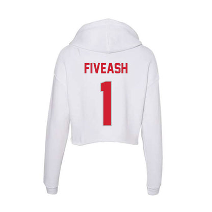 Western Kentucky - NCAA Baseball : Dalton Fiveash - Women's Crop Fleece Hoodie-1