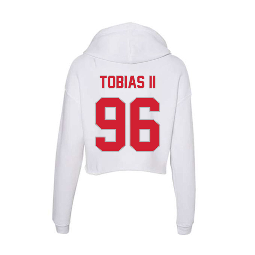 Western Kentucky - NCAA Football : Brandon Tobias II - Women's Crop Fleece Hoodie-1