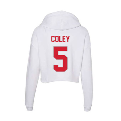 Western Kentucky - NCAA Baseball : Parker Coley - Women's Crop Fleece Hoodie-1