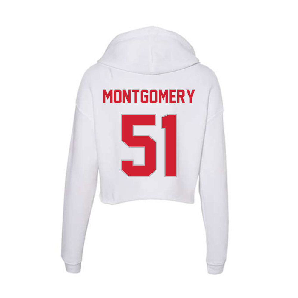 Western Kentucky - NCAA Football : Roq Montgomery - Women's Crop Fleece Hoodie-1