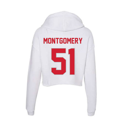 Western Kentucky - NCAA Football : Roq Montgomery - Women's Crop Fleece Hoodie-1
