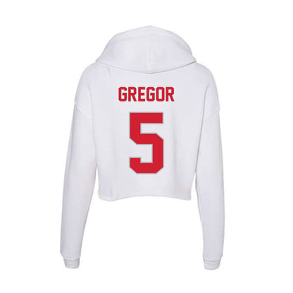 Western Kentucky - NCAA Softball : Macy Gregor - Women's Crop Fleece Hoodie-1