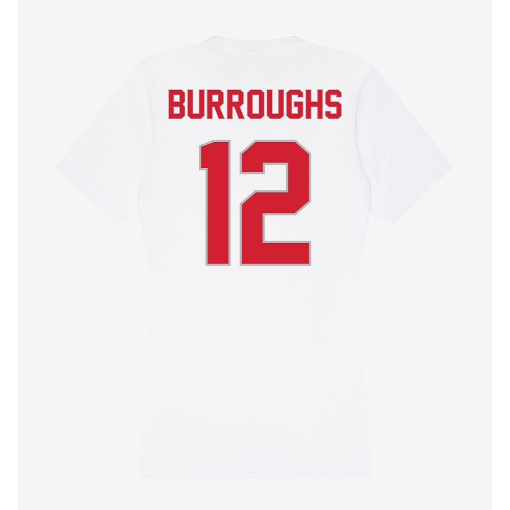 Western Kentucky - NCAA Football : Quincy Burroughs - Women's V-Neck T-Shirt-1