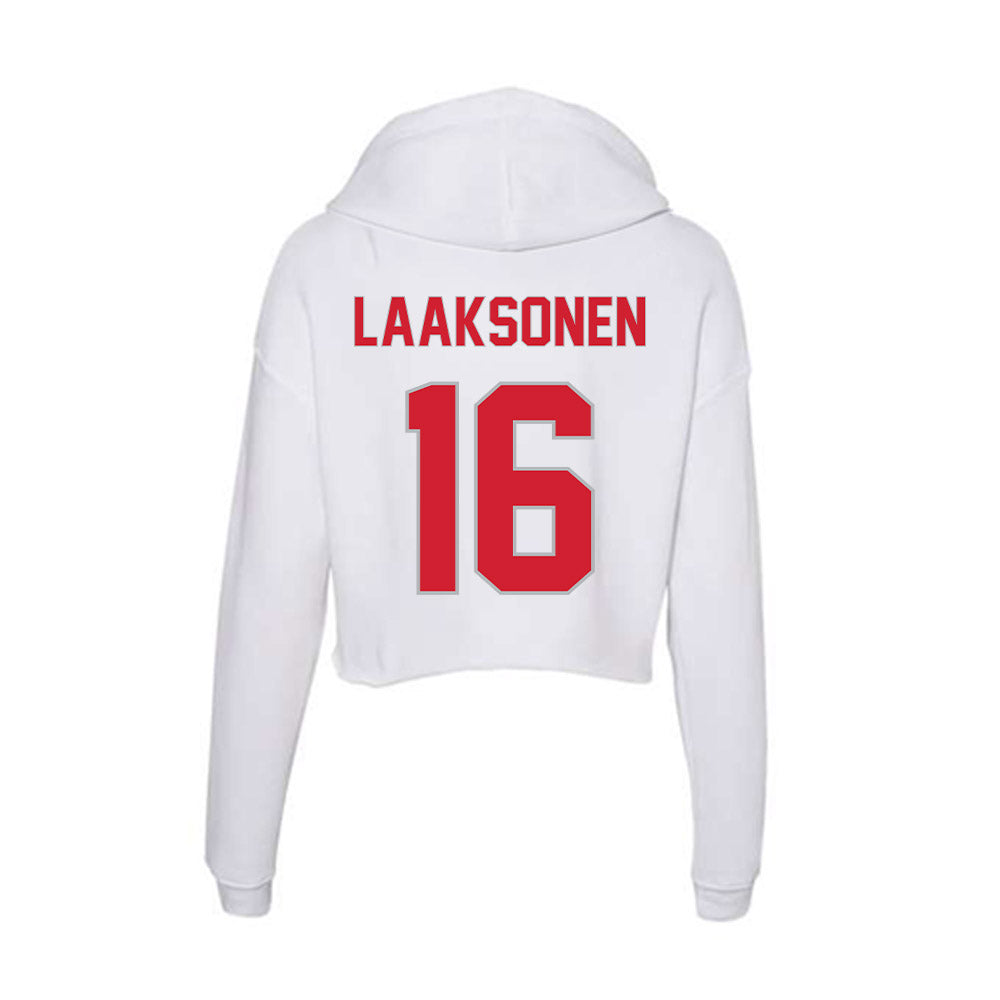 Western Kentucky - NCAA Women's Volleyball : Sonja Laaksonen - Women's Crop Fleece Hooded Sweatshirt-1