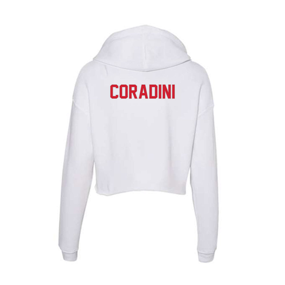 Western Kentucky - NCAA Men's Track & Field : Kennedy Coradini - Women's Crop Fleece Hooded Sweatshirt-1