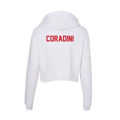 Western Kentucky - NCAA Men's Track & Field : Kennedy Coradini - Women's Crop Fleece Hooded Sweatshirt-1