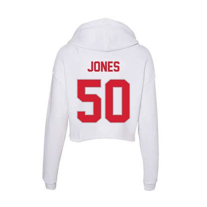 Western Kentucky - NCAA Football : Elin Jones - Women's Crop Fleece Hoodie-1