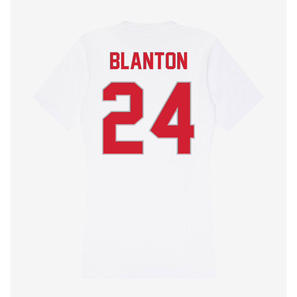 Western Kentucky - NCAA Softball : Jenna Blanton - Women's V-Neck T-Shirt-1