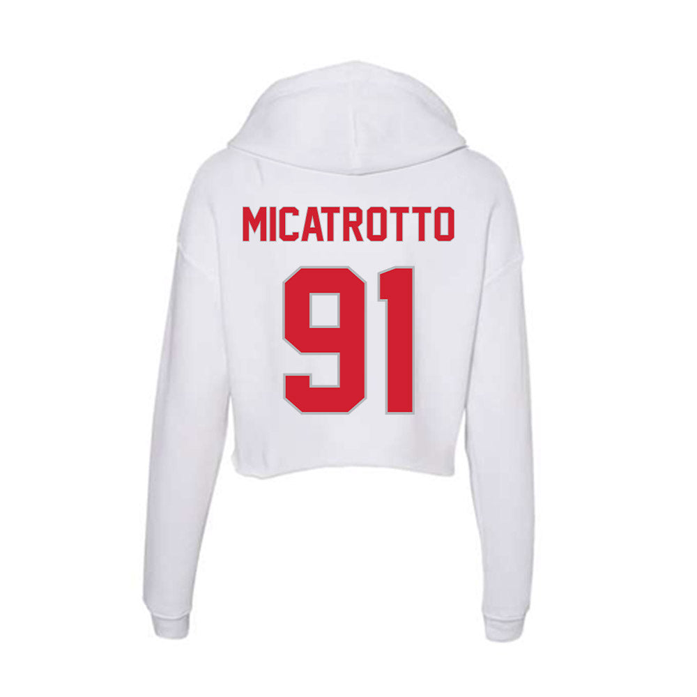 Western Kentucky - NCAA Football : Kaiaulu Micatrotto - Women's Crop Fleece Hoodie-1