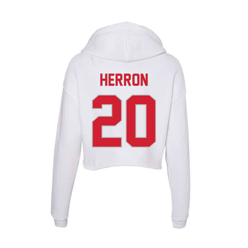 Western Kentucky - NCAA Softball : Charlotte Herron - Women's Crop Fleece Hoodie-1