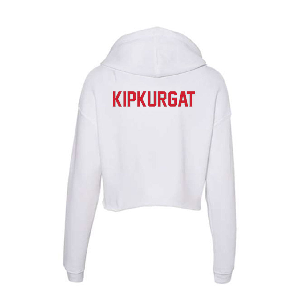 Western Kentucky - NCAA Men's Cross Country : Shadrack Kipkurgat - Women's Crop Fleece Hoodie-1
