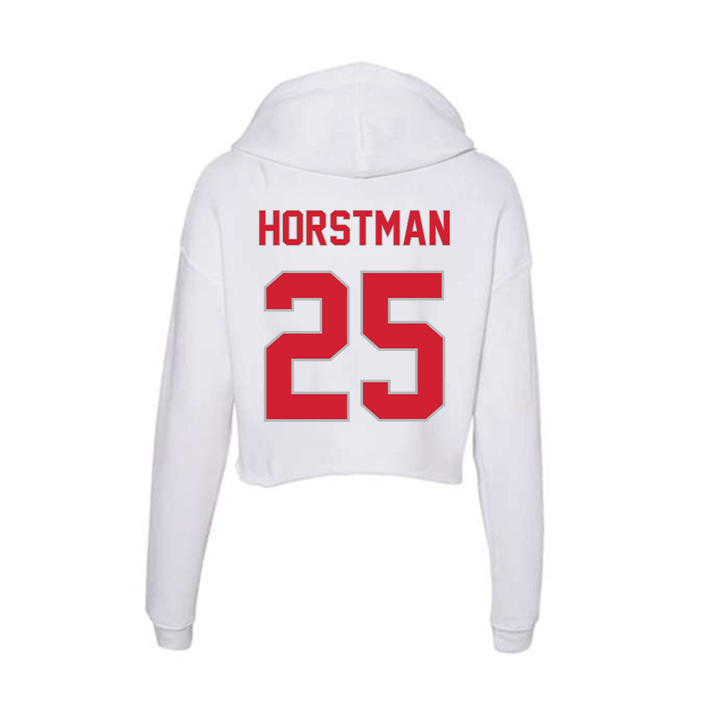Western Kentucky - NCAA Women's Soccer : Lola Horstman - Women's Crop Fleece Hooded Sweatshirt-1