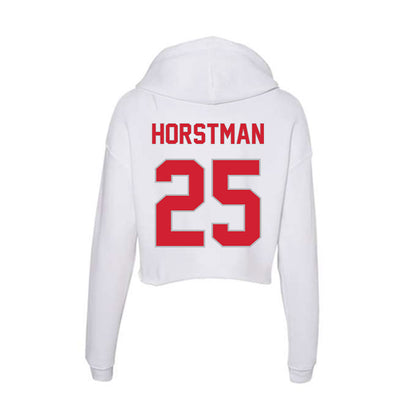 Western Kentucky - NCAA Women's Soccer : Lola Horstman - Women's Crop Fleece Hooded Sweatshirt-1