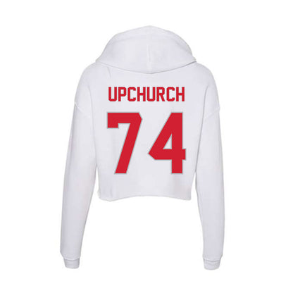 Western Kentucky - NCAA Football : Karsten Upchurch - Women's Crop Fleece Hoodie-1