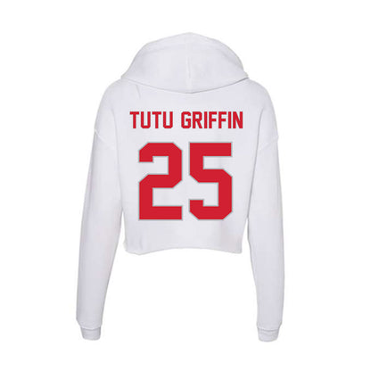 Western Kentucky - NCAA Football : Xavion "Tutu" Griffin - Women's Crop Fleece Hoodie-1