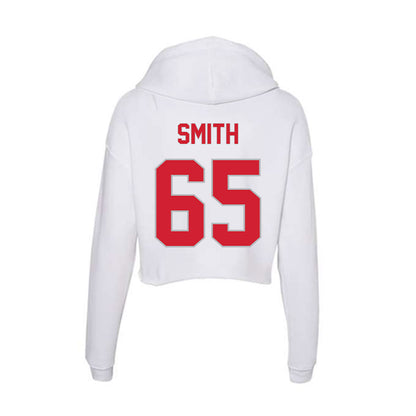 Western Kentucky - NCAA Football : Devon Smith - Women's Crop Fleece Hooded Sweatshirt-1