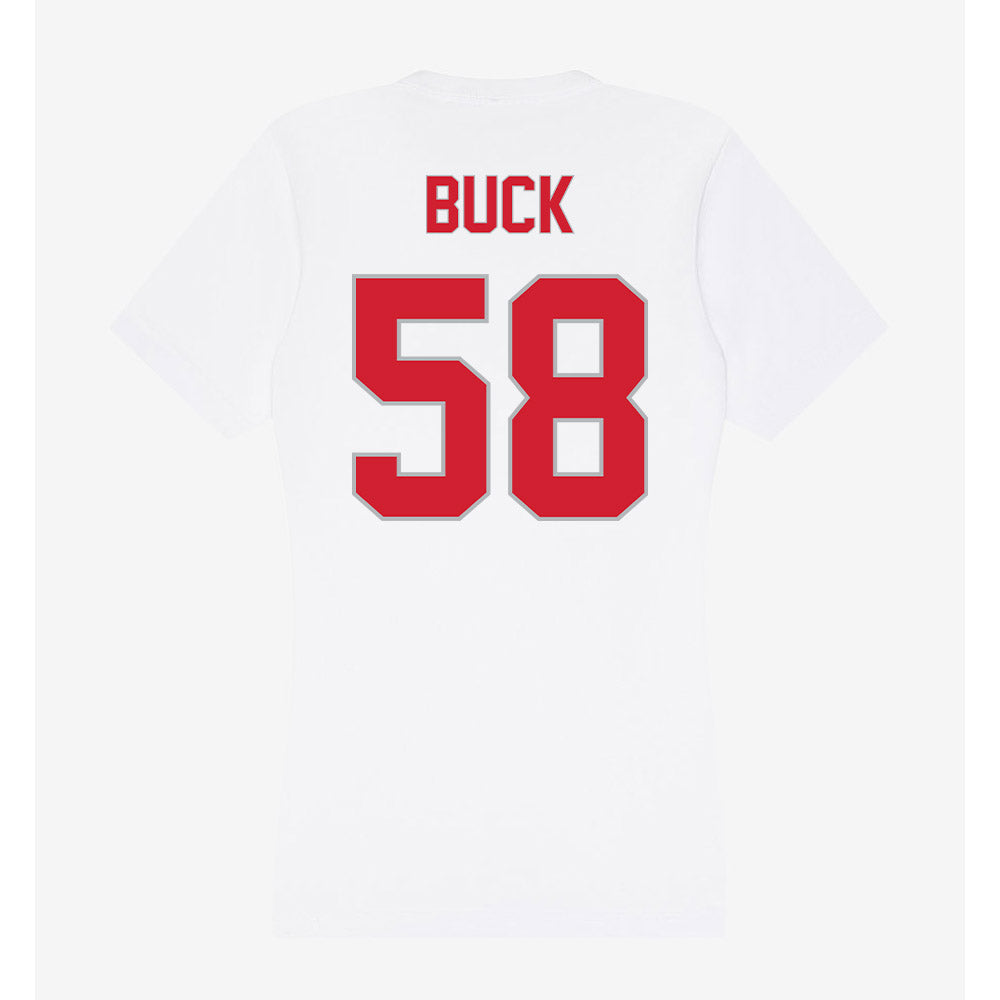 Western Kentucky - NCAA Football : Michael Buck - Women's V-Neck T-Shirt-1