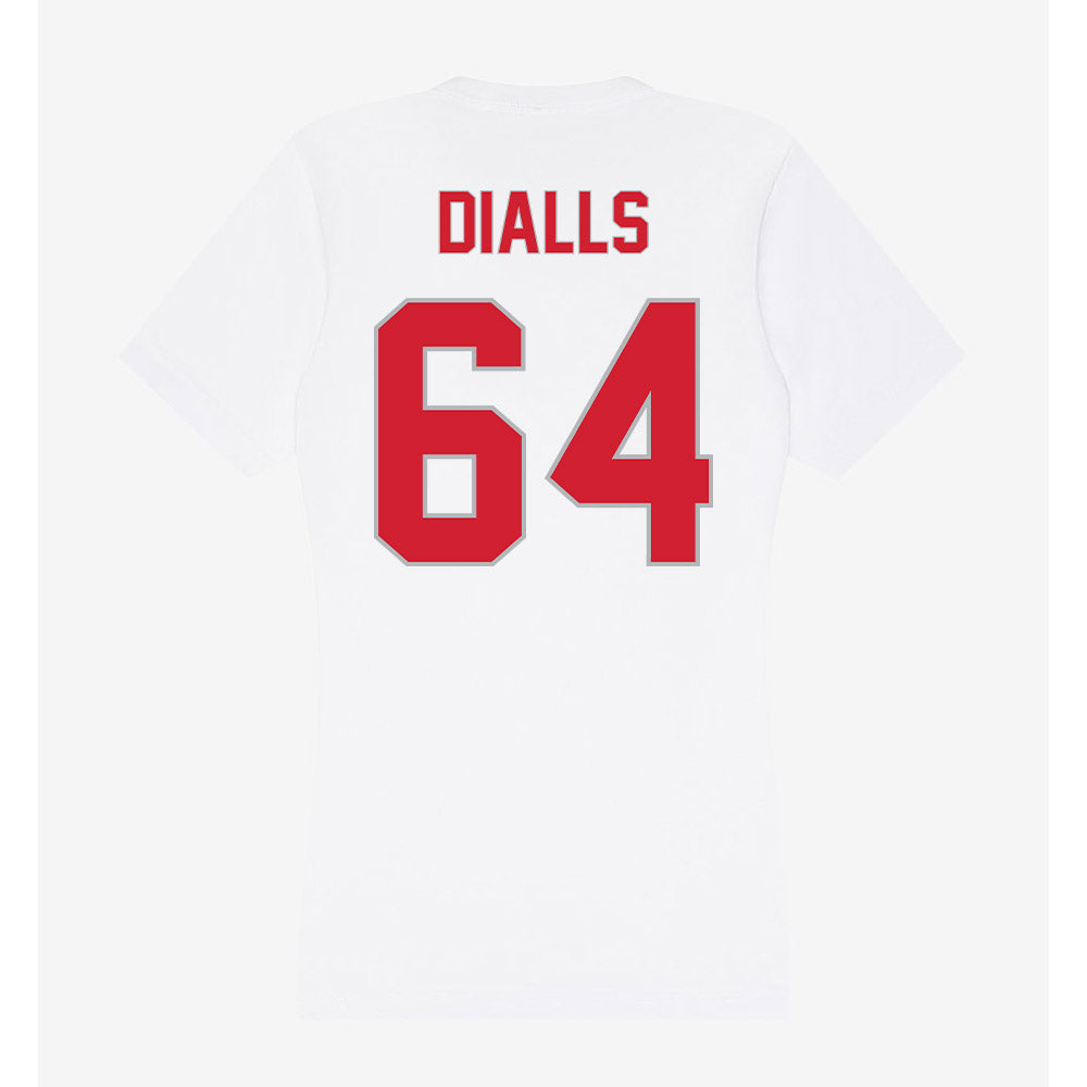 Western Kentucky - NCAA Football : Jackson Dialls - Women's V-Neck T-Shirt-1