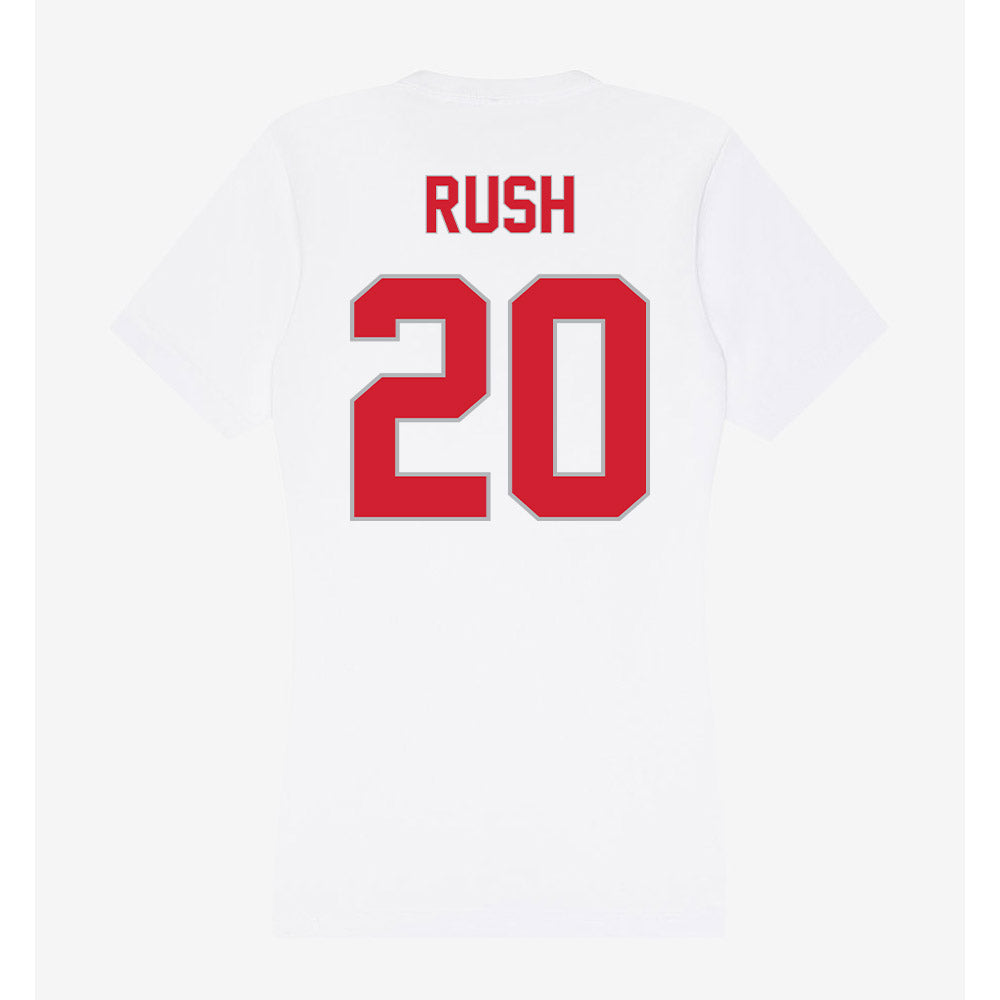 Western Kentucky - NCAA Women's Volleyball : Kate Rush - Women's V-Neck T-Shirt-1