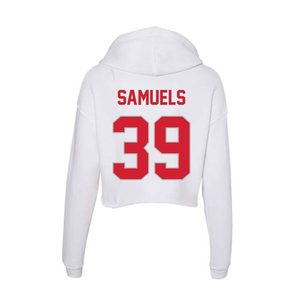 Western Kentucky - NCAA Baseball : Kaine Samuels - Women's Crop Fleece Hoodie-1