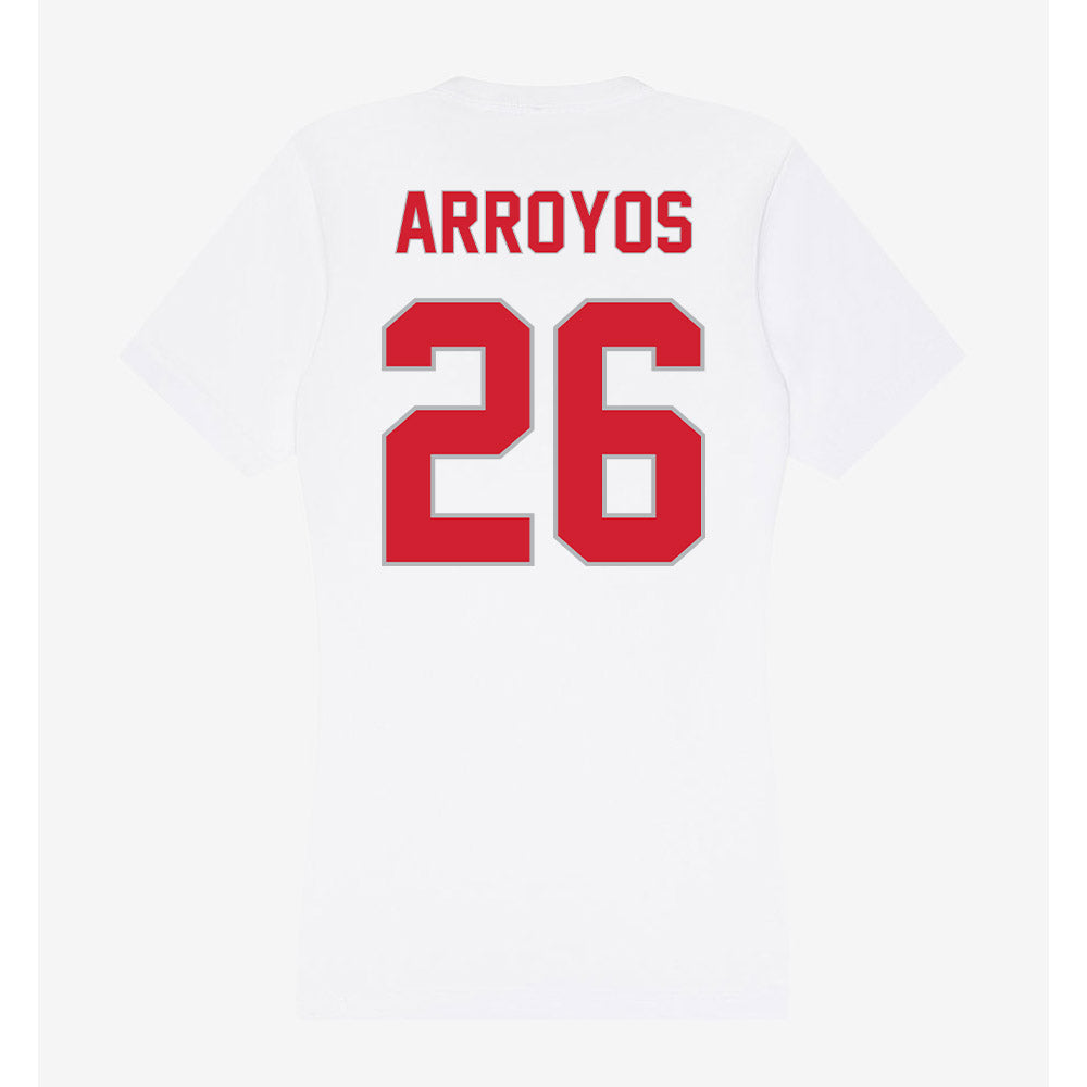 Western Kentucky - NCAA Baseball : Lane Arroyos - Women's V-Neck T-Shirt-1
