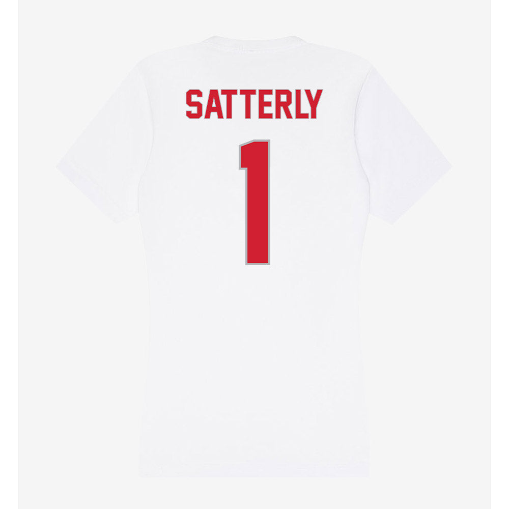 Western Kentucky - NCAA Softball : Lauren Satterly - Women's V-Neck T-Shirt-1