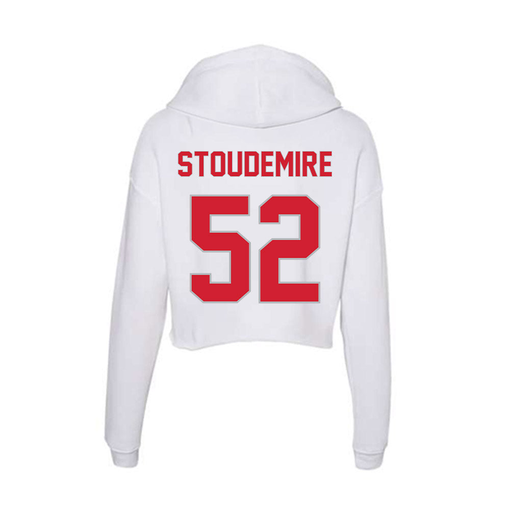 Western Kentucky - NCAA Football : Isiah Stoudemire - Women's Crop Fleece Hoodie-1