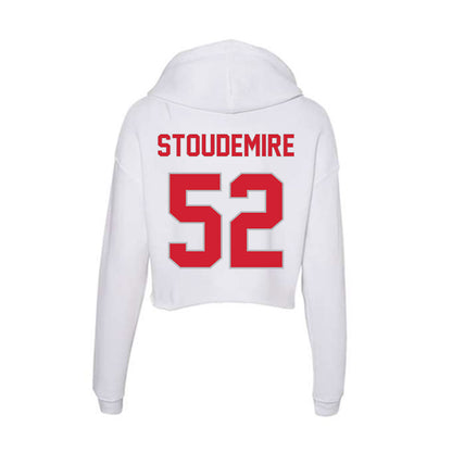 Western Kentucky - NCAA Football : Isiah Stoudemire - Women's Crop Fleece Hoodie-1
